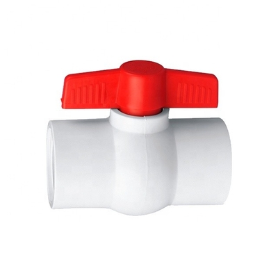 Manufacture PVC Ball Valve 50mm Plastic with Socket Connection