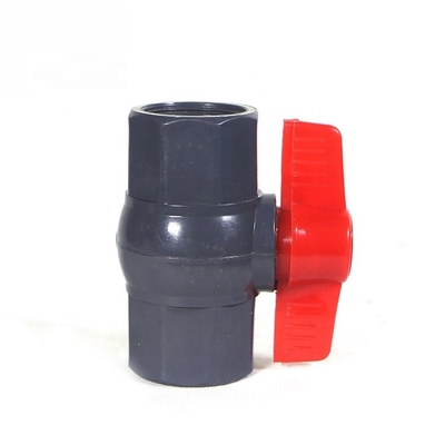 Manufacture PVC Ball Valve 50mm Plastic with Socket Connection