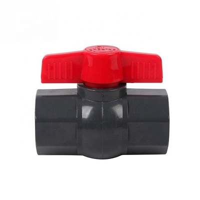 Manufacture PVC Ball Valve 50mm Plastic with Socket Connection