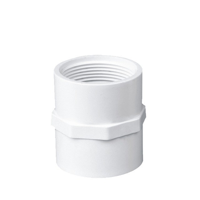 White Color PVC Pipe Fittings for Bathroom and Moulding Customization