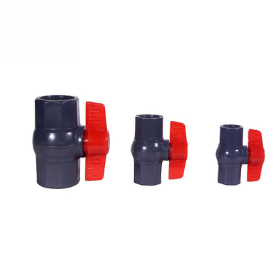 PVC Control Ball Valves for Agricultural ASTM/DIN/ASNZ/JIS Standard Socket Connection