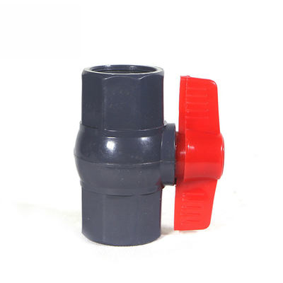 PVC Control Ball Valves for Agricultural ASTM/DIN/ASNZ/JIS Standard Socket Connection