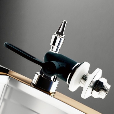 Polish Finish Modern Stainless Steel Single-Handle Faucet for Homebrew and Outdoor Bar