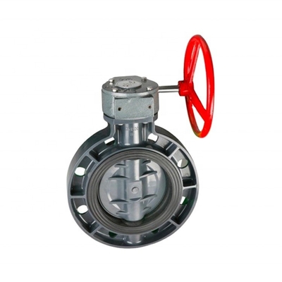 ABS Handle UPVC Wafer Type Butterfly Valve for OEM and Industrial Applications