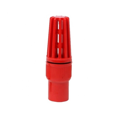 110mm PP Ball Foot Valves for Pumping White Grey Plastic Manufacture