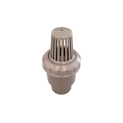 110mm PP Ball Foot Valves for Pumping White Grey Plastic Manufacture