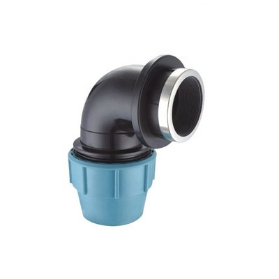 20-110MM PN16 Spain Type PP Compression Tee Drip Fitting Forged with Flange Connection