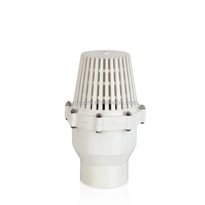 ASTM/DIN/ASNZ/JIS Standard 4 Inch Plastic Foot Valves for Pump Moulding Service