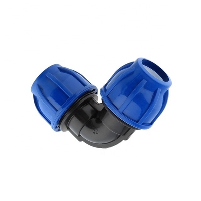 Blue PP Compression Fitting for Water Supply and Agriculture Irrigation STANDARD Length