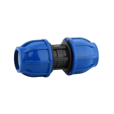 Blue PP Compression Fitting for Water Supply and Agriculture Irrigation STANDARD Length