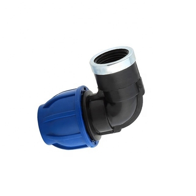 Blue PP Compression Fitting for Water Supply and Agriculture Irrigation STANDARD Length