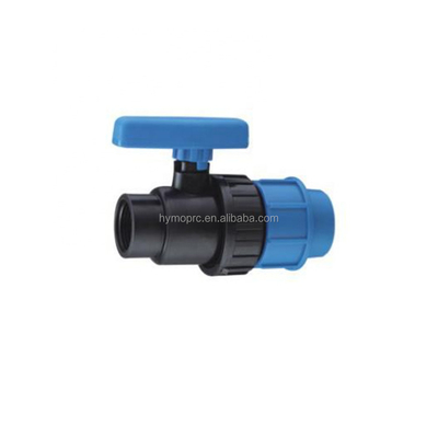 32mm Blue Color PP Compression Fittings and Valves for Irrigation White Grey Color
