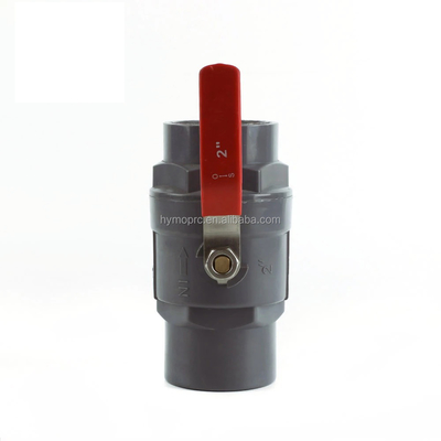 11/2 Size PP Ball Valve for Bathroom Water Application OEM and ODM Supported Material