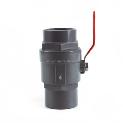 11/2 Size PP Ball Valve for Bathroom Water Application OEM and ODM Supported Material