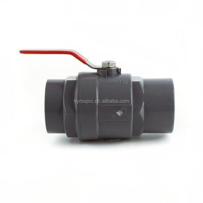 11/2 Size PP Ball Valve for Bathroom Water Application OEM and ODM Supported Material