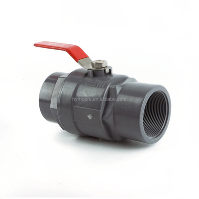 11/2 Size PP Ball Valve for Bathroom Water Application OEM and ODM Supported Material