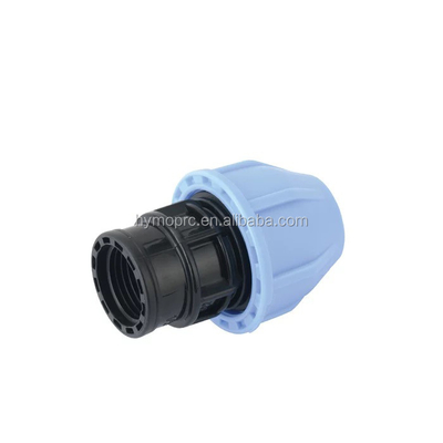 20-110MM HDPE PP Compression Fitting Italian Type Equal Coupling for Water Supply and Irrigation Pipe Fittings