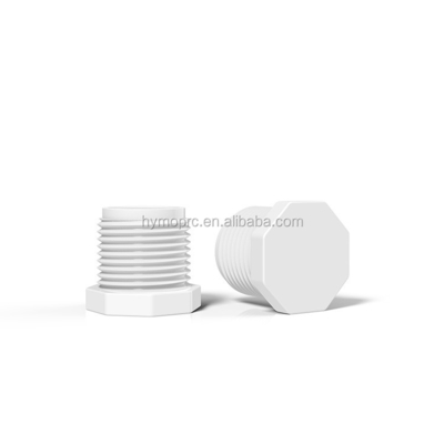 Sanitary Plumbing Material PVC Water Connector Schedule 40 PVC Pipe Fittings 3/4 Inch