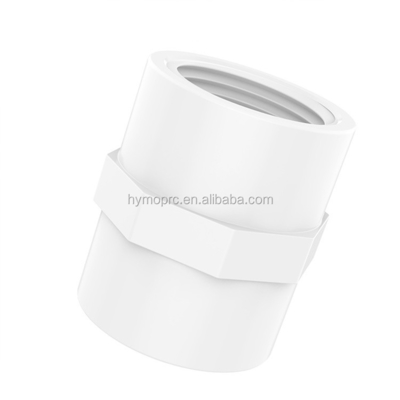 Sanitary Plumbing Material PVC Water Connector Schedule 40 PVC Pipe Fittings 3/4 Inch