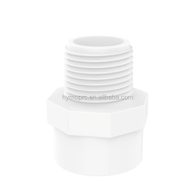 STANDARD Thickness Manufactures White Color Sch40 UPVC PVC Pipe Fitting Male Adapter