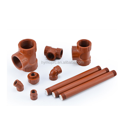 STANDARD Thickness Brown Sanitary PP-H Pipes and Fittings for Durable Pipe Connection