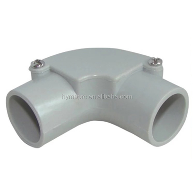 OEM White Color Plastic Electrical PVC Junction Boxes with NPT BSP BSPT Thread Type