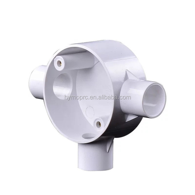 Standard Thickness White PVC Conduit Fittings for Durable Electrical Wiring Solutions