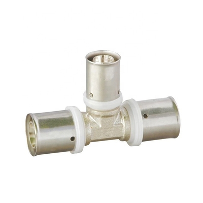 16mm Brass PEX AL PEX Press Fittings for Long-Lasting Water Pipe Connections