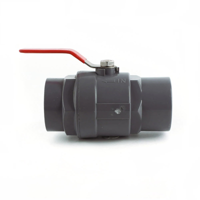 ISO/ASTM Standard ABS Handle PVC Two-Piece Ball Valve for and Convenient in Shanghai