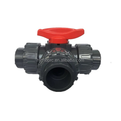 DN50 PVC 3-Way Ball Valve Manufactured by Leading Suppliers for Ball Valves Category