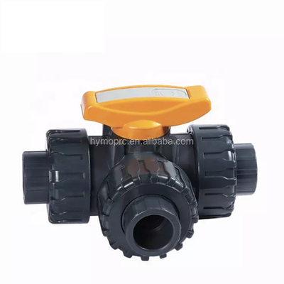 DN50 PVC 3-Way Ball Valve Manufactured by Leading Suppliers for Ball Valves Category