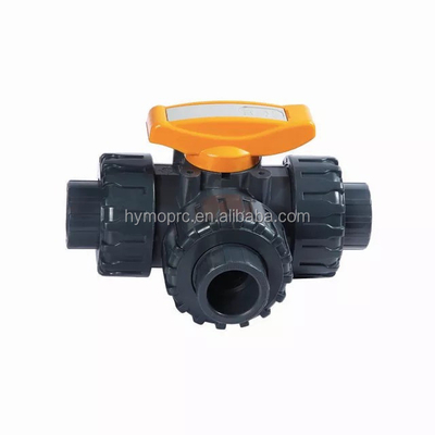 DN50 PVC 3-Way Ball Valve Manufactured by Leading Suppliers for Ball Valves Category