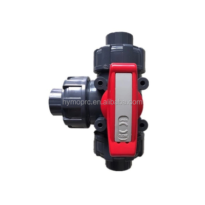 DN50 PVC 3-Way Ball Valve Manufactured by Leading Suppliers for Ball Valves Category