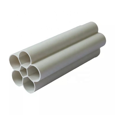 Square Head Glue Connection PVC Grid Pipe 150*100mm with Custom Rectangular Shape