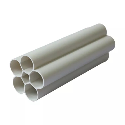 Custom Pvc Square Rectangular Plastic Grid Pipe Tube Manufacture with Glue Connection