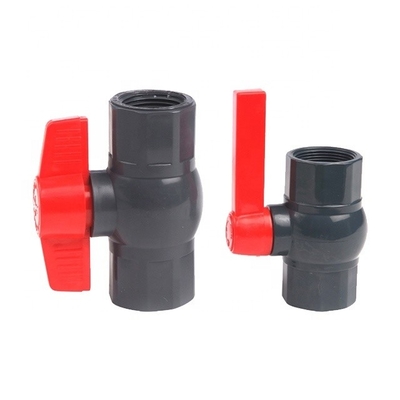 2-Inch Size UPVC Ball Valve with ABS Handle White Grey Socket/ Thread Connection