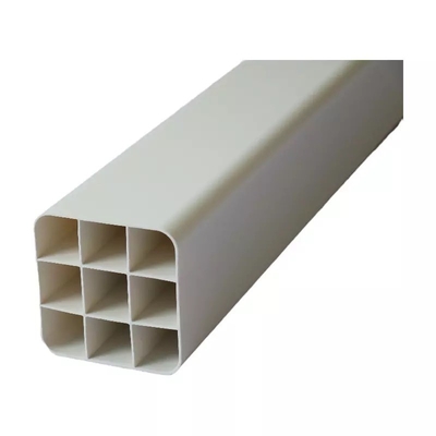 Square Head Glue Connection PVC Grid Pipe 150*100mm with Custom Rectangular Shape