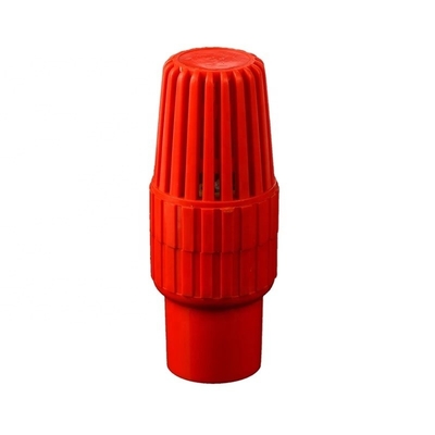 1 Inch PVC Foot Valve Red Color Ball Valve with White Grey Color by Industry Leaders