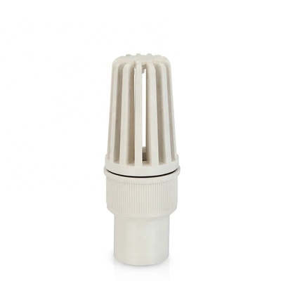 1 Inch PVC Foot Valve Red Color Ball Valve with White Grey Color by Industry Leaders