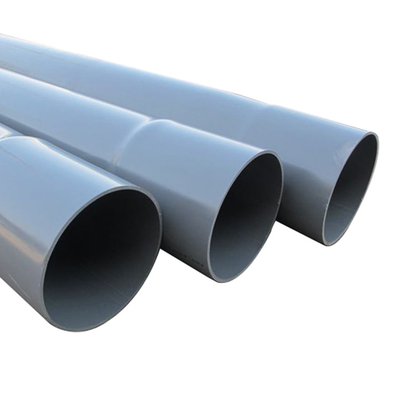 Glue Connection 8 Inch PVC Drainage Pipe for Large Diameter Plastic Water and Drain