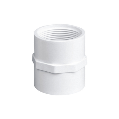STANDARD Thickness PVC Pipe Fitting for Pool White Round Head NPT BSP BSPT Thread Type