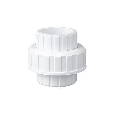 STANDARD Thickness PVC Pipe Fitting for Pool White Round Head NPT BSP BSPT Thread Type
