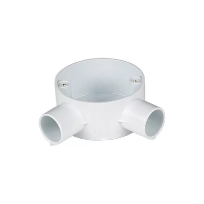 White Color PVC Conduit Fittings 20mm for AS/NZ Standard Plumbing and DIN Standard