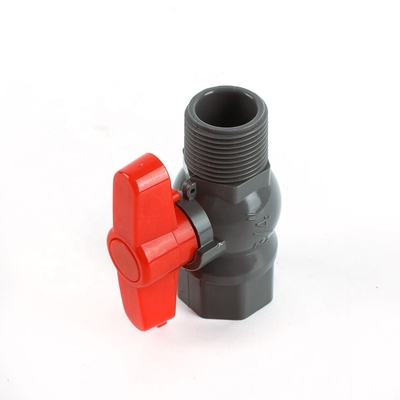 Manufactured Compact Round Ball Valve with PP Ball and ABS Handle