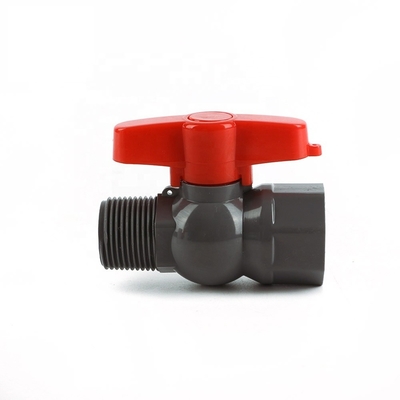 Manufactured Compact Round Ball Valve with PP Ball and ABS Handle