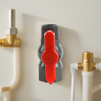 3/4 Inch PVC Ball Valve with Handle STANDARD Length PP Ball OEM Customization Supported