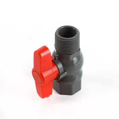 Manufactured Compact Round Ball Valve with PP Ball and ABS Handle