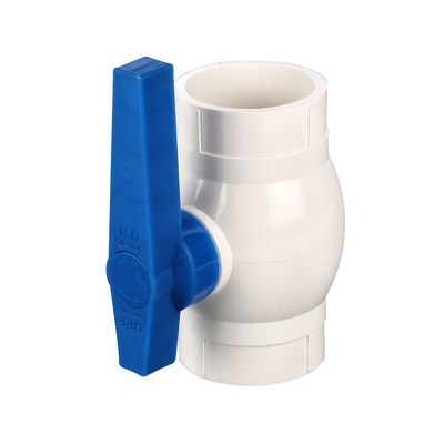 Affordable 1/2 Inch PVC Ball Valve with Yellow Handle Manufactured
