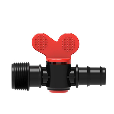 16mm 20mm PP Irrigation Mini Valve in White Grey for Drip Irrigation System Manufacture