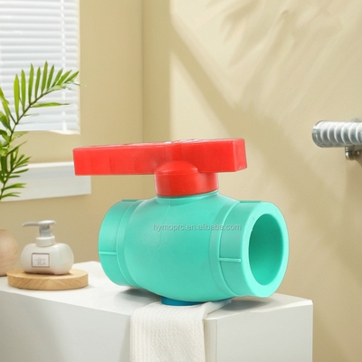 PPR Ball Valves in Green Color for OEM ODM Manufactured DIN8077 8078 Control Valves